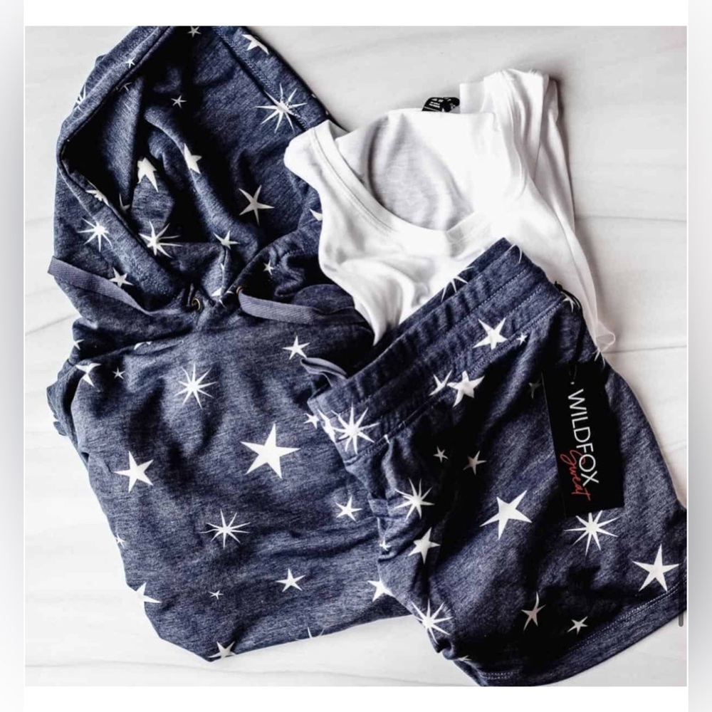 WILDFOX Stargazer Sweat Set 3 Pieces NWT